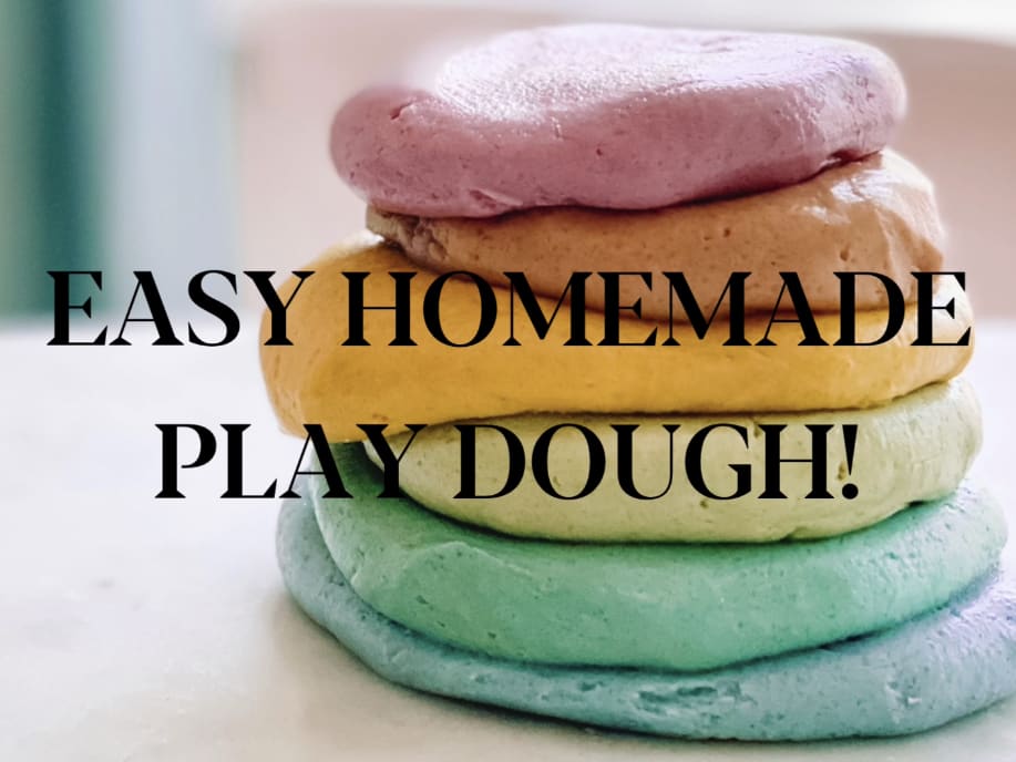 No cream of shop tartar playdough