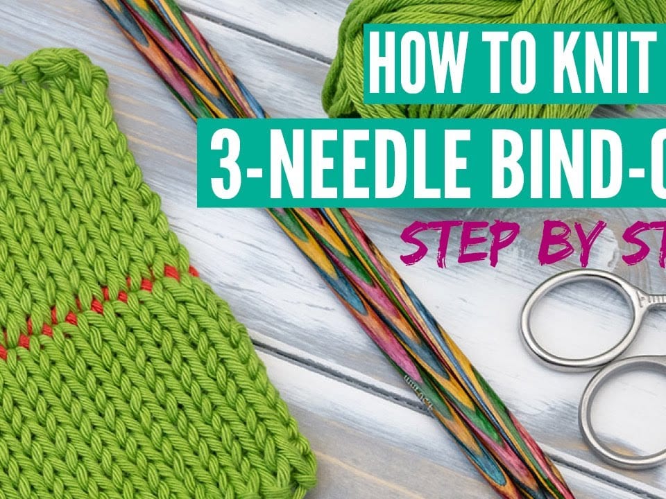 3 needle deals bind off