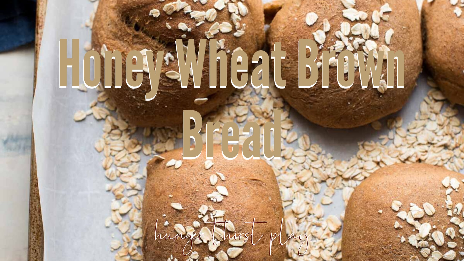 Honey wheat brown bread (with video) - Ruchiskitchen