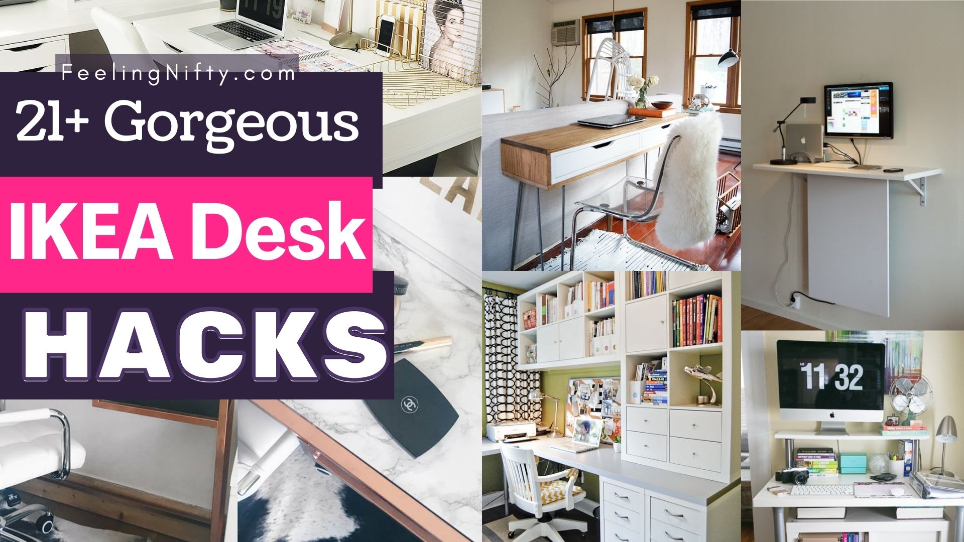 30+ Awe-Inspiring Ikea Desk Hacks that are Affordable and Easy