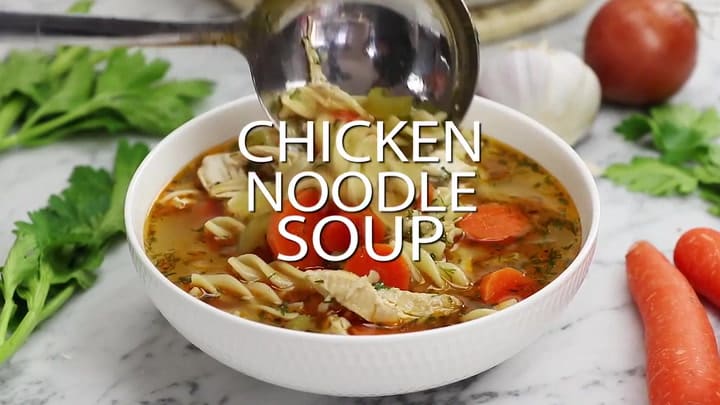 Chicken Noodle Soup {VIDEO} - i am baker