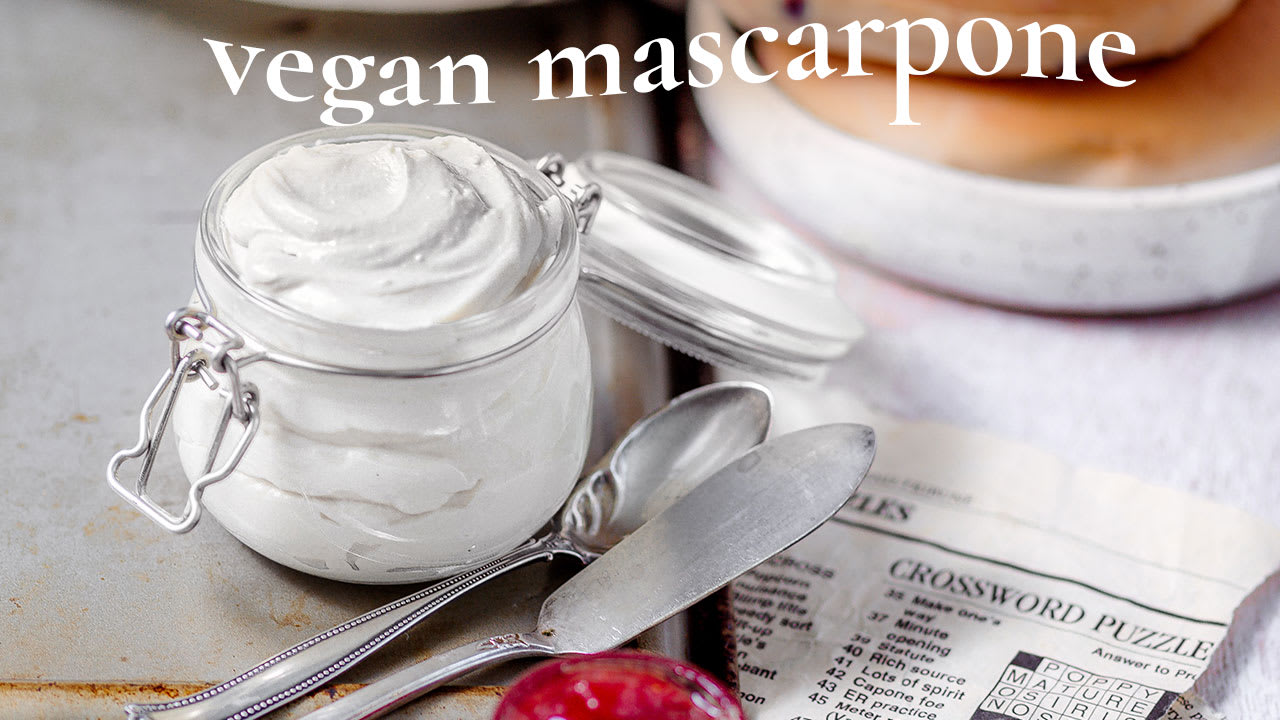 Vegan Mascarpone Cheese Recipe