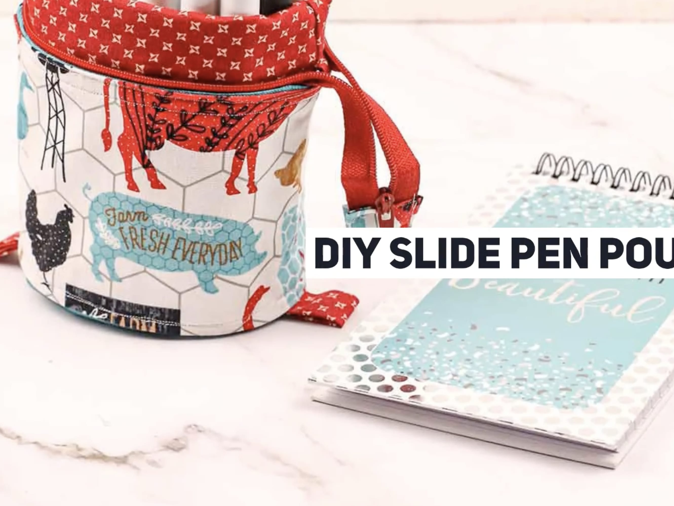 DIY Slide Pen Pouch