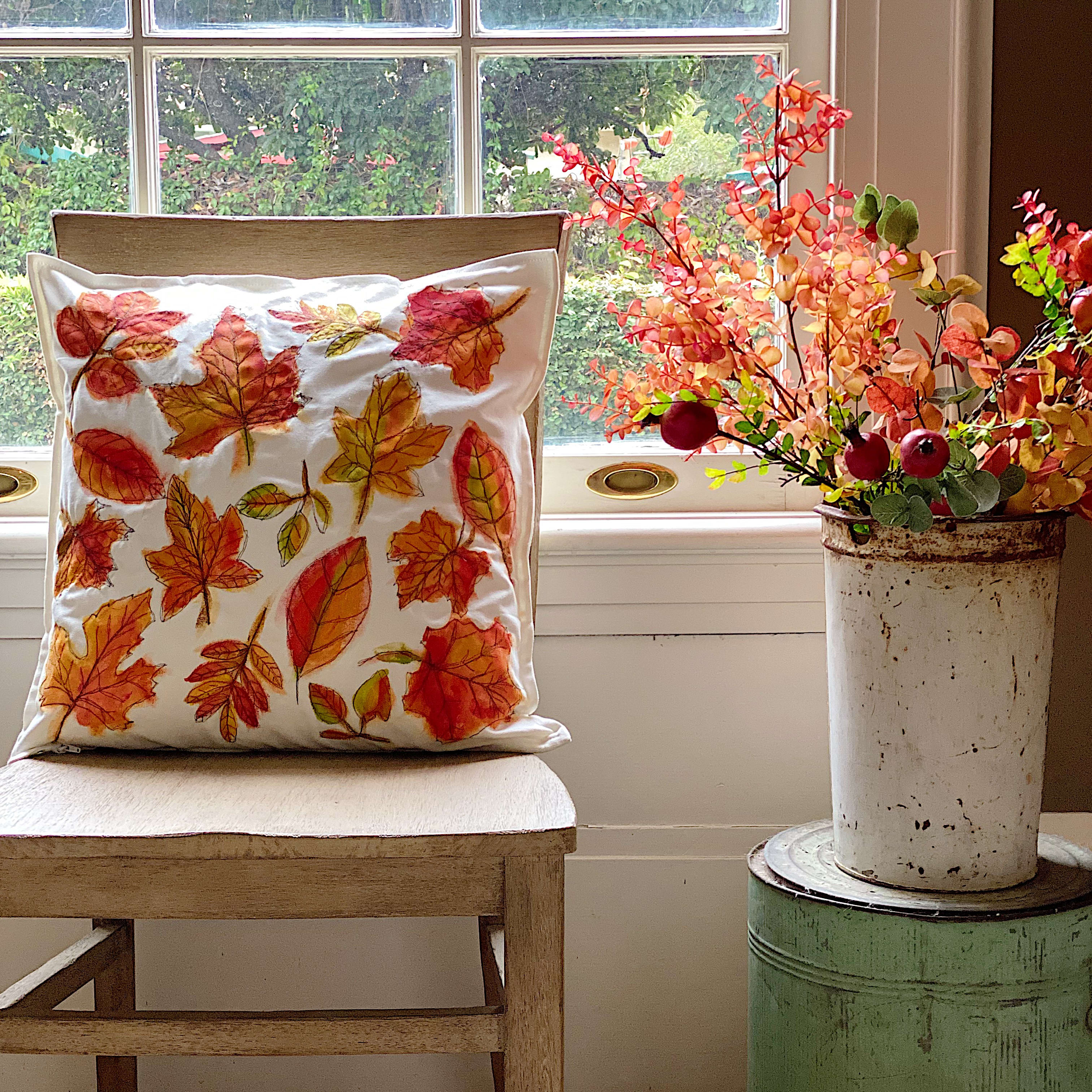 My Favorite DIY Fall Pillow Covers - MY 100 YEAR OLD HOME
