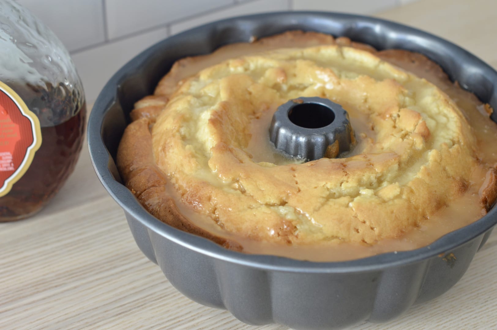 Amaretto Pound Cake {with Glaze} - Miss in the Kitchen