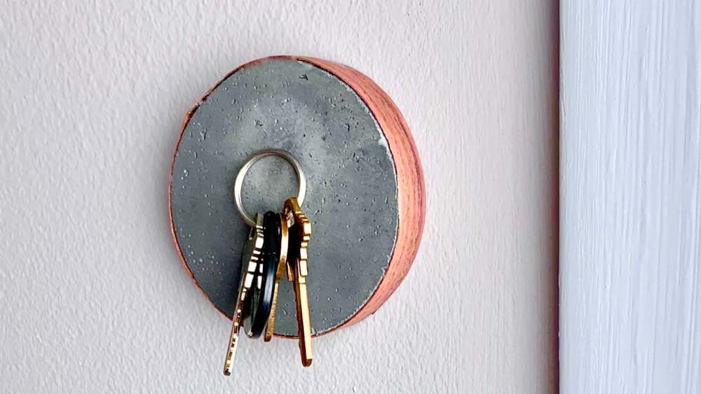 How to Make Magnetic Key Ring Holder (DIY) 