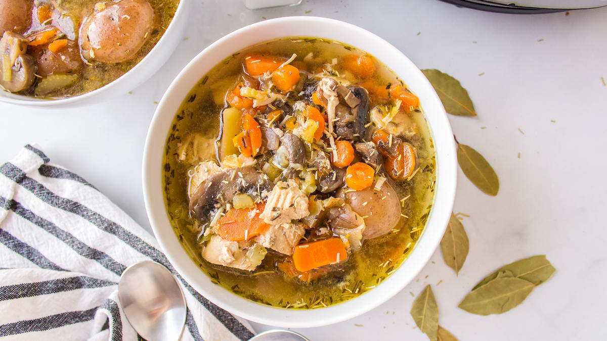 Instant pot chicken vegetable soup 2025 potato