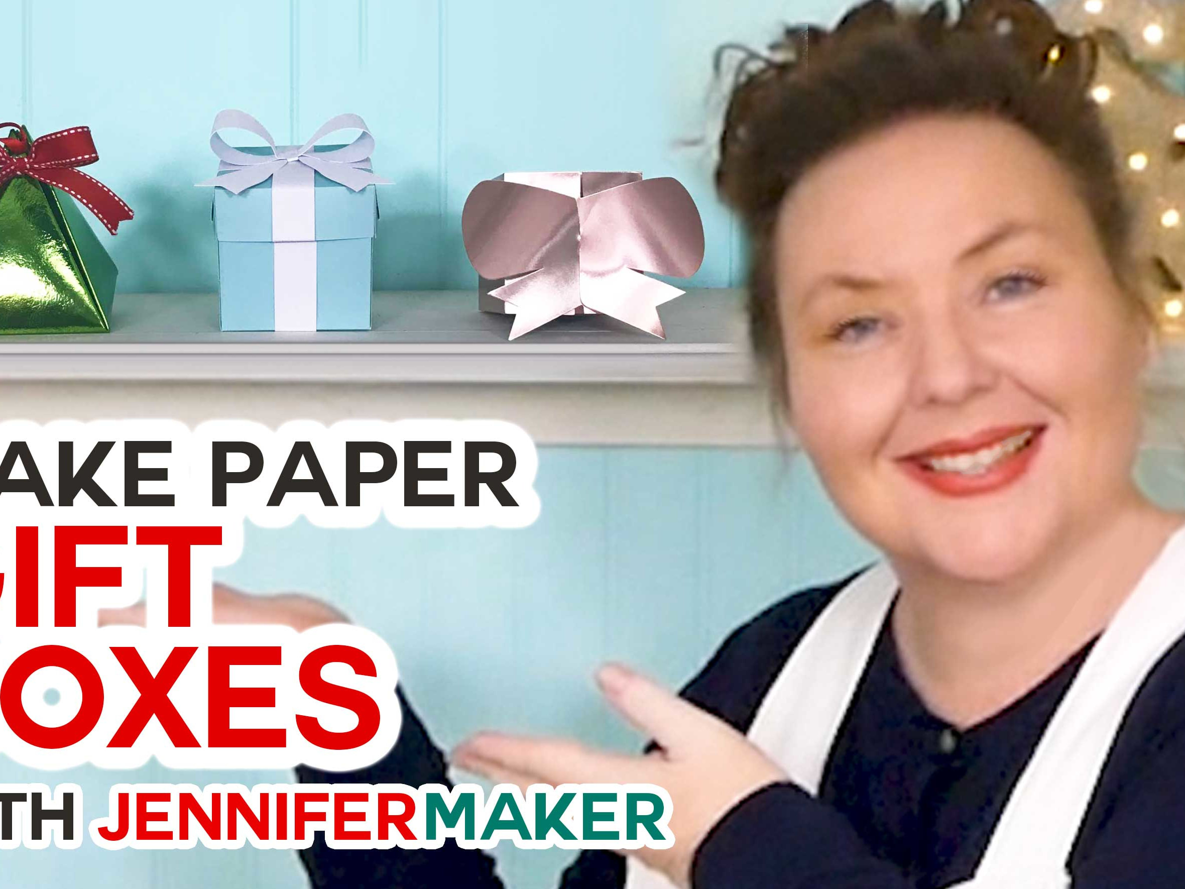 Make Gift Bows from Paper - Free Template & SVG Cut File - Jennifer Maker