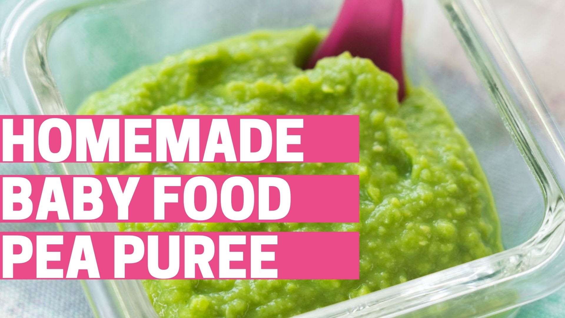Homemade baby sale food peas