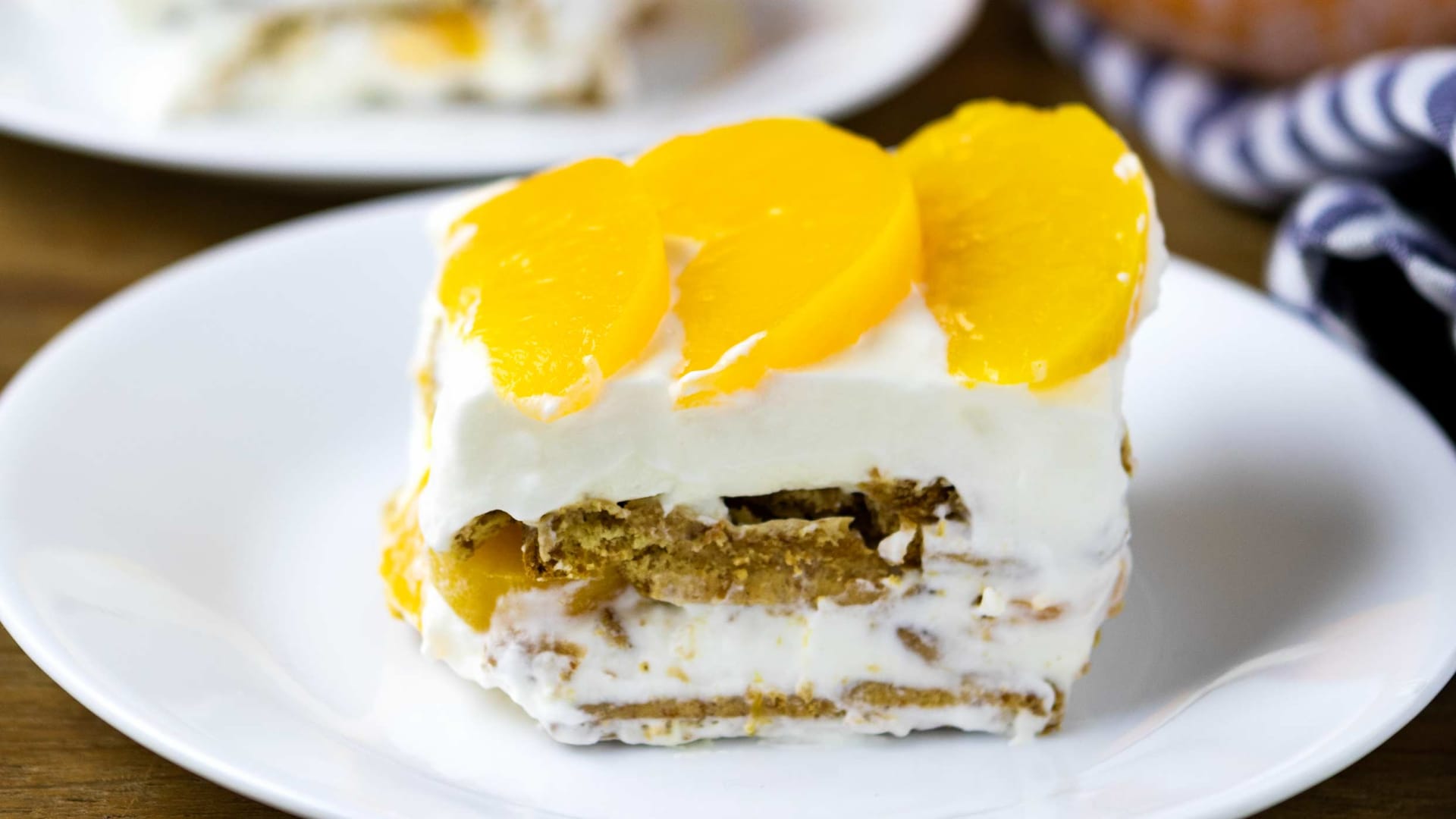 Happy Home Baking: Mango and Peach Charlotte Cake