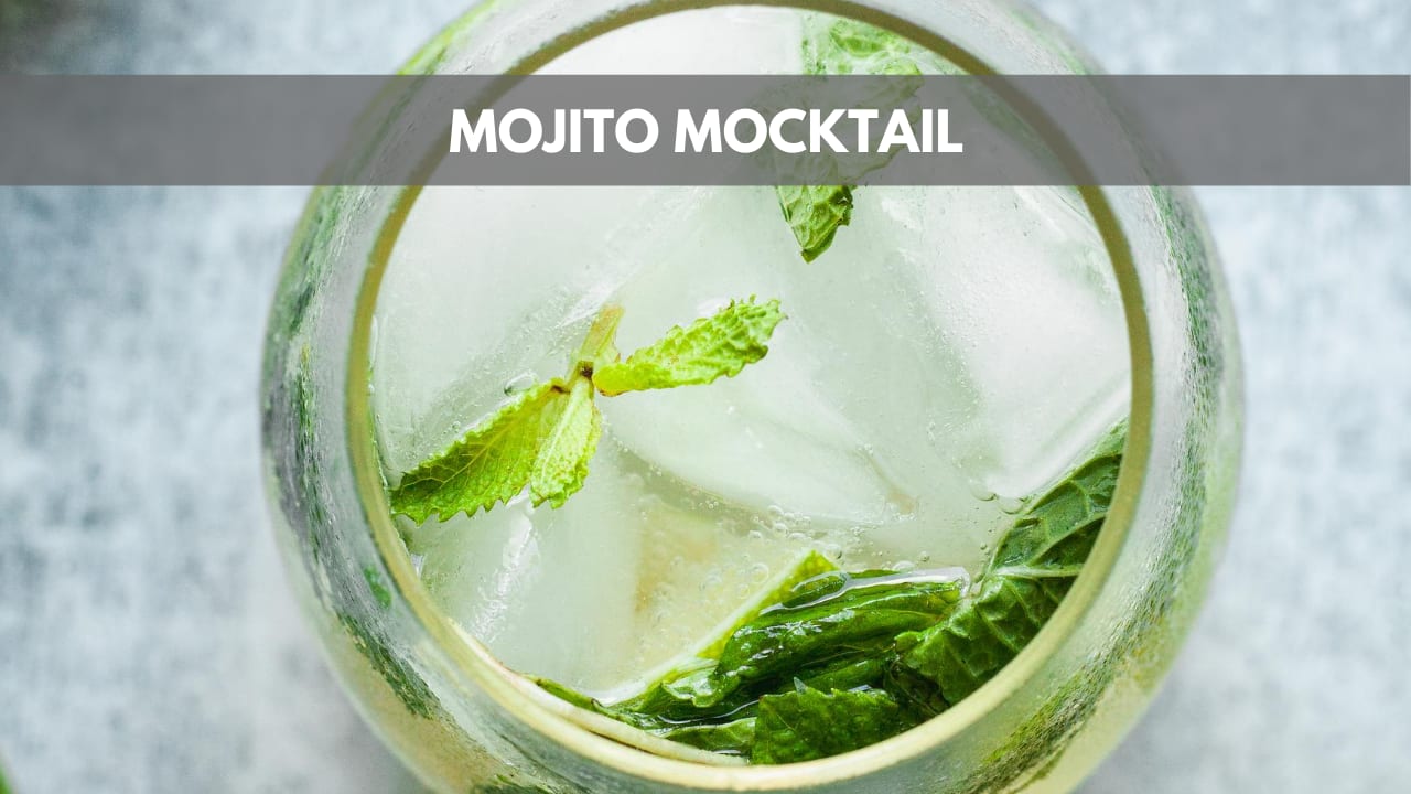 Mocktail Mojito (Virgin Mojito Recipe) - College Housewife