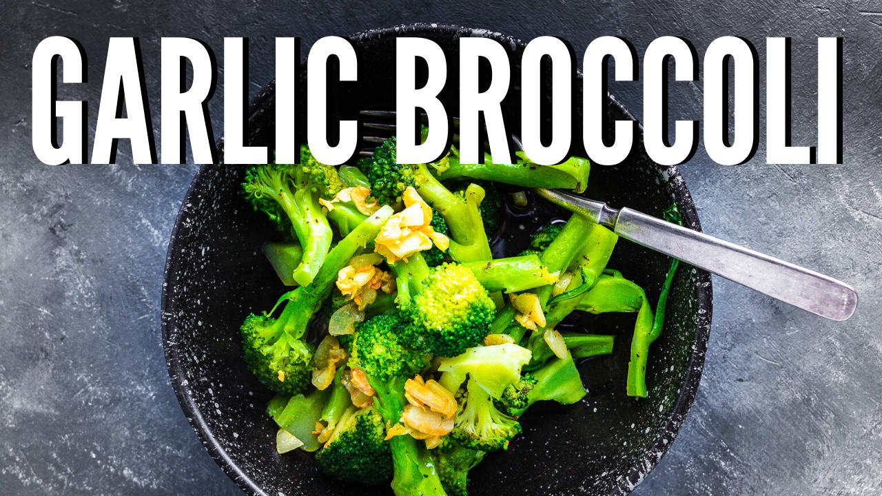 Italian Broccoli - Garlic Sauteed - Sip and Feast