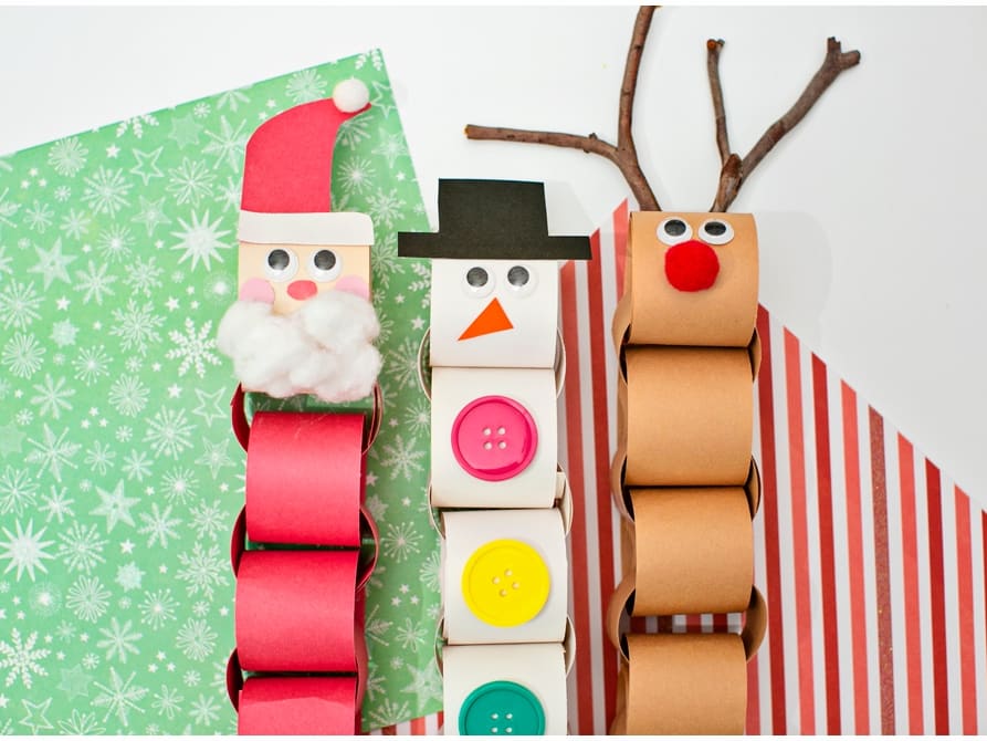 Paper chain tree garland hotsell
