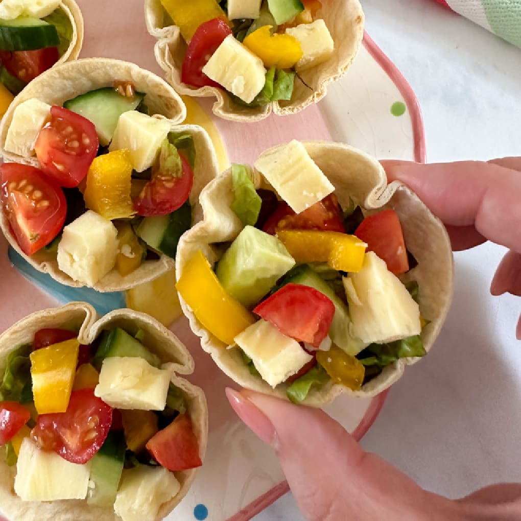 Fruit Salad Lettuce Cups - Food Dolls