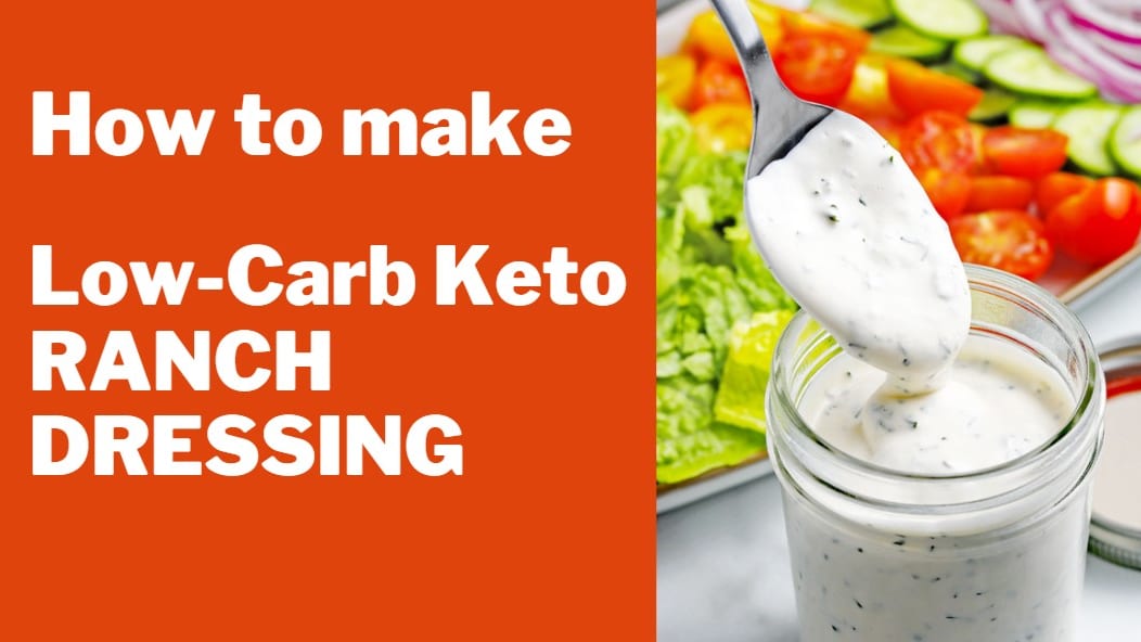 Homemade Keto Ranch Dressing Recipe (Low-Carb) The Foodie Affair
