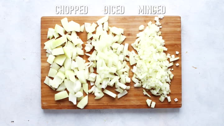 How to Chop vs Dice vs Mince