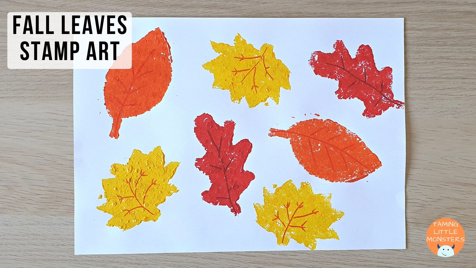 Imagi Make Stamp Art Craft Kit for Kids Ages 3-5 Years Spring