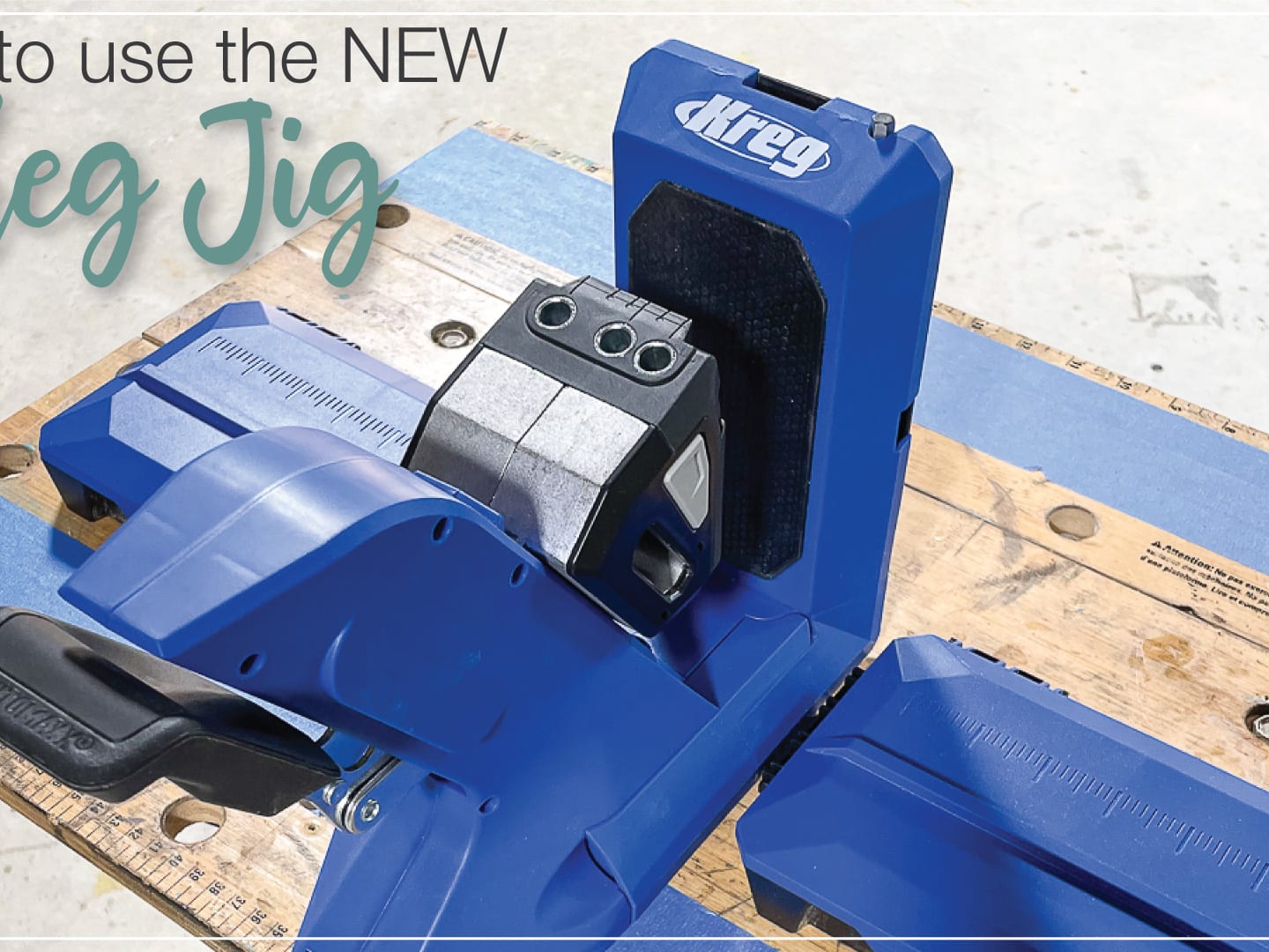 Pocket hole outlet jig for 4x4
