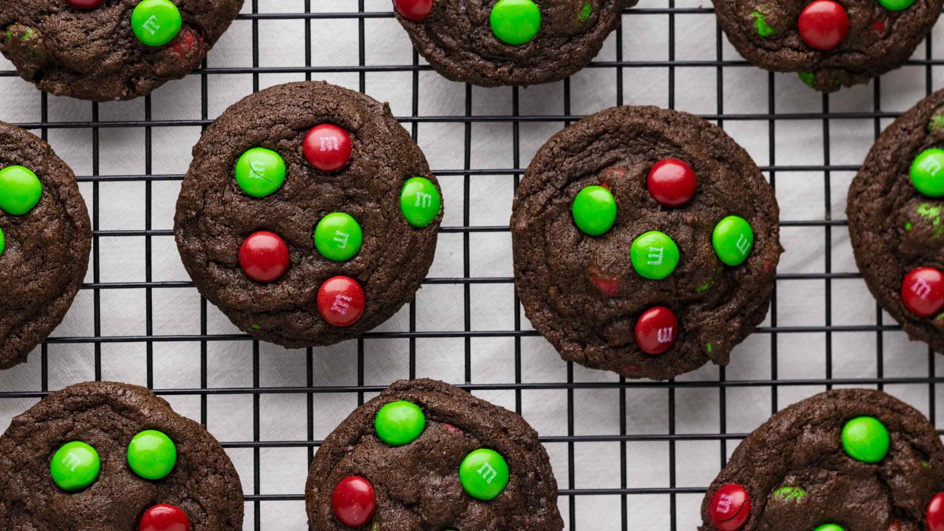 Soft Batch Chocolate M&M Cookies - Baker by Nature