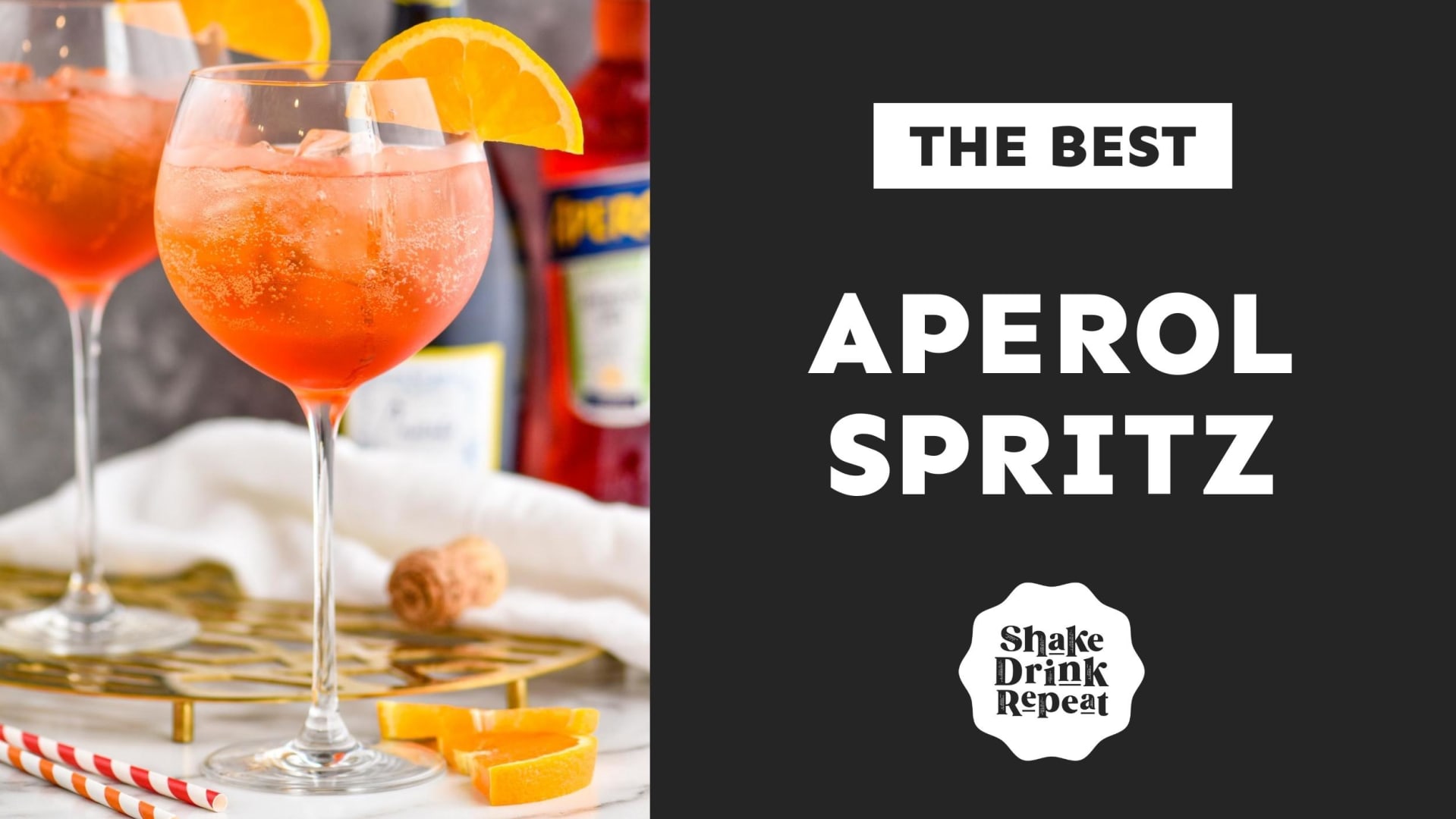 Aperol Spritz - Shake Drink Repeat