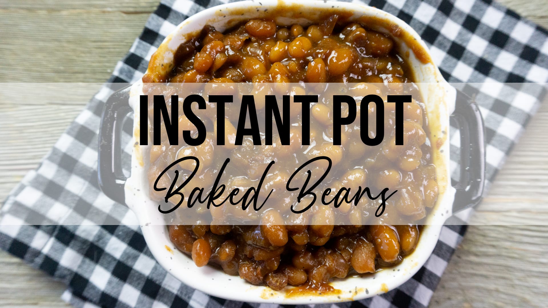 Canned baked beans instant pot online