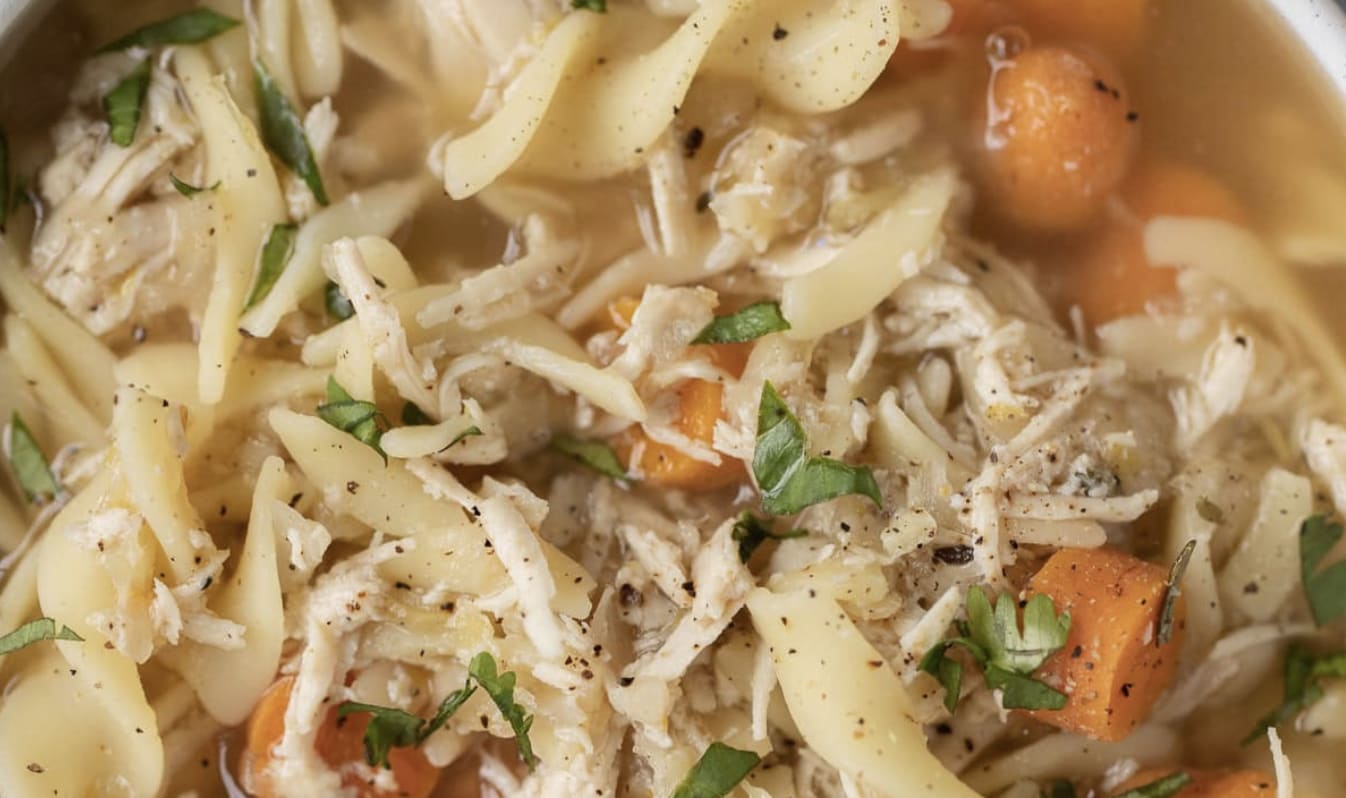 Crockpot Chicken Soup  The Clean Eating Couple