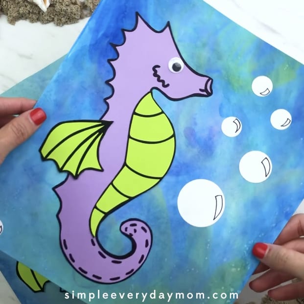 Easy Fish Painting For Kids [Free Template]