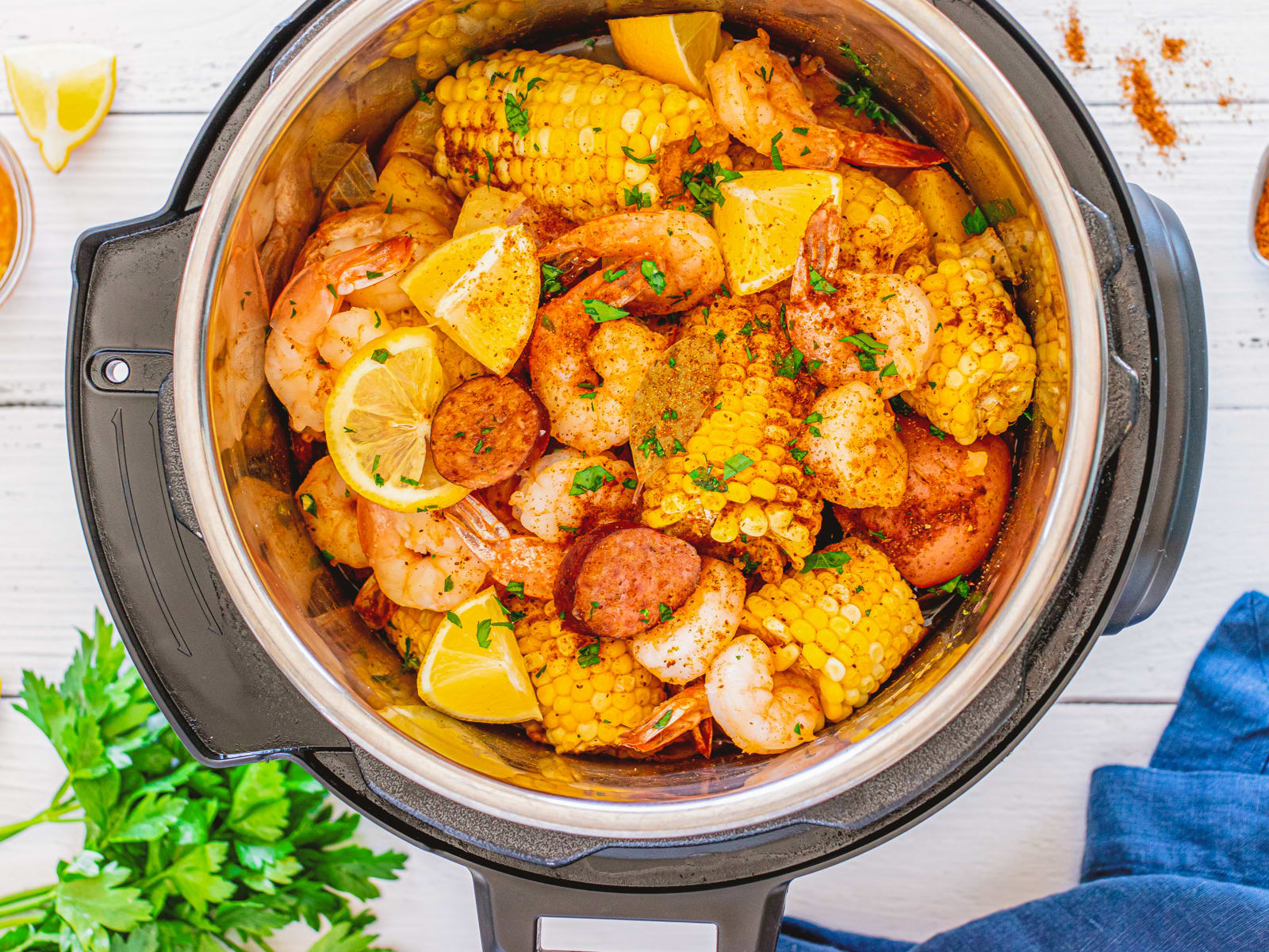 Shrimp and best sale potatoes instant pot