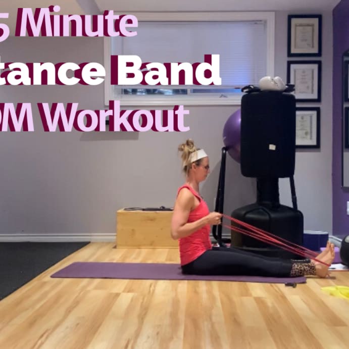 Resistance Band EMOM Workout At Home
