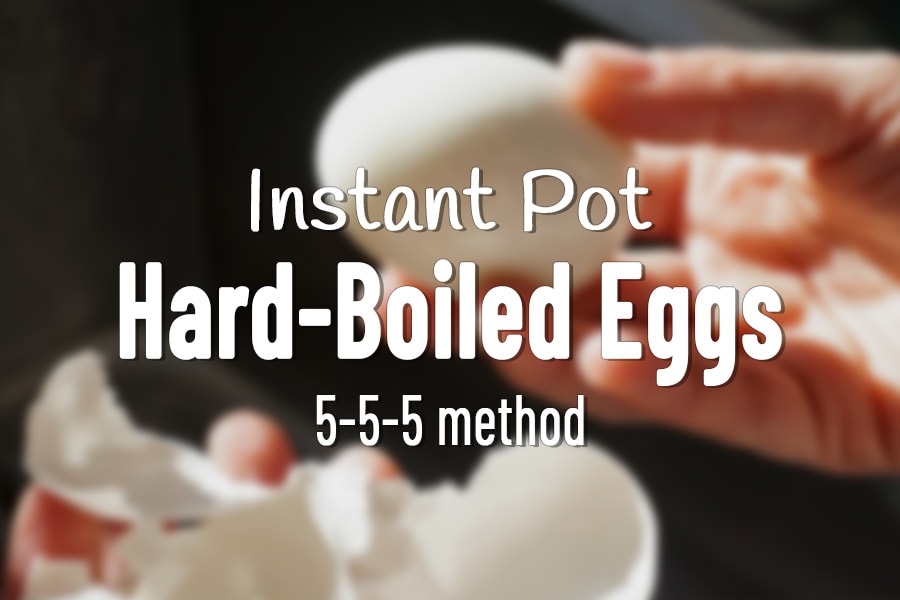 Instant Pot Hard Boiled Eggs Using the 5-5-5 Method