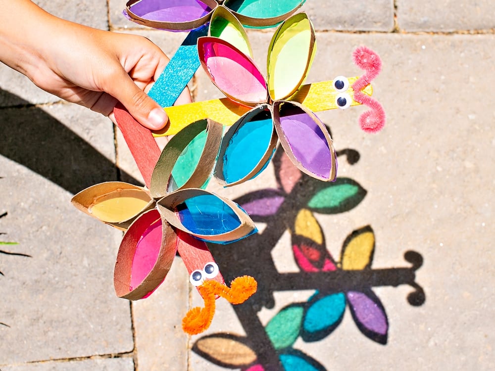 Butterfly Suncatcher Craft - Fun Outdoor Craft for Kids