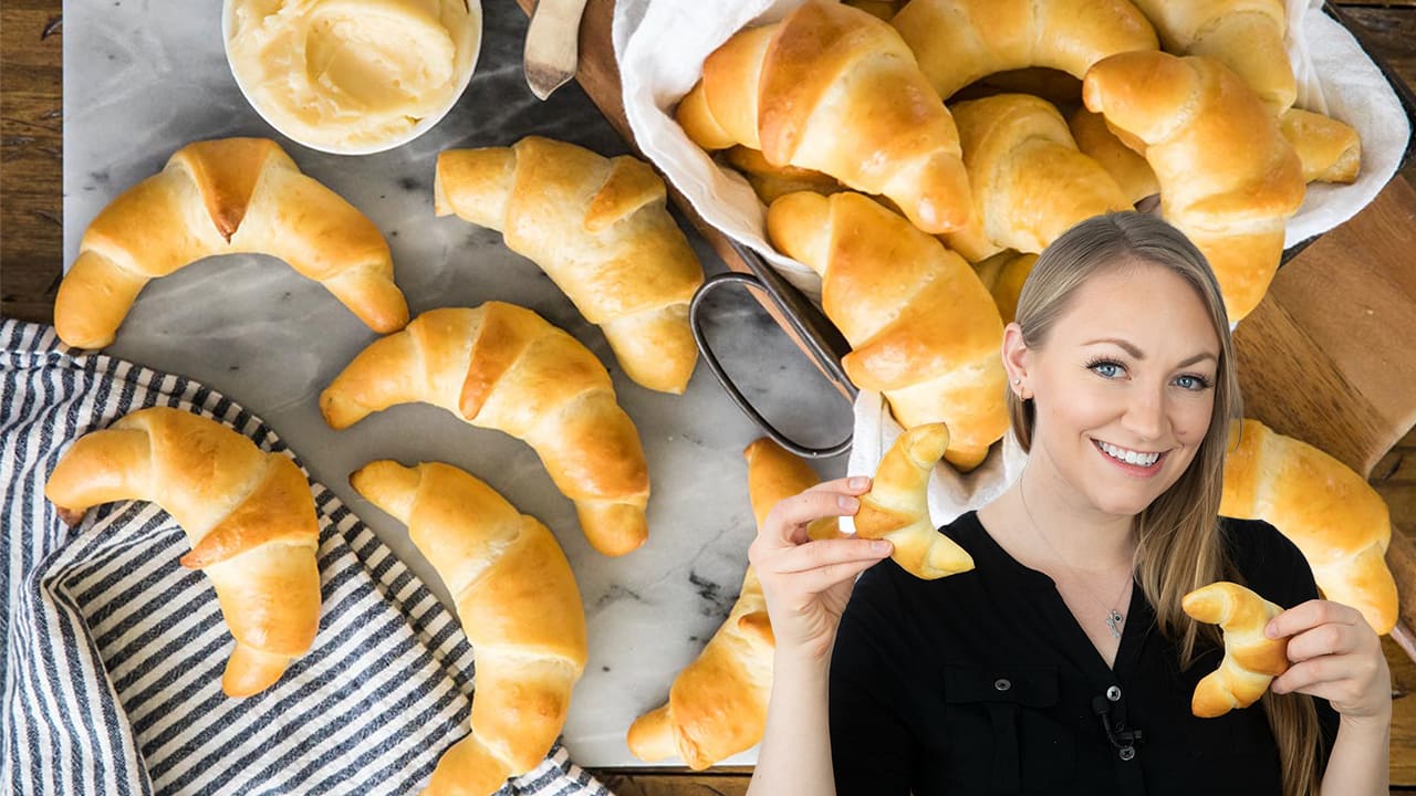 Homemade Crescent Rolls - Sugar Spun Run