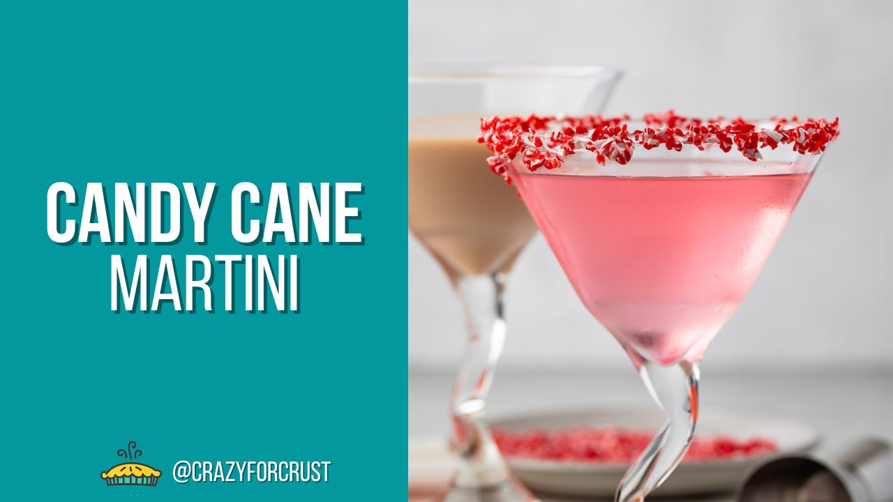 Candy Cane Martini Recipe - Sweet Humble Home