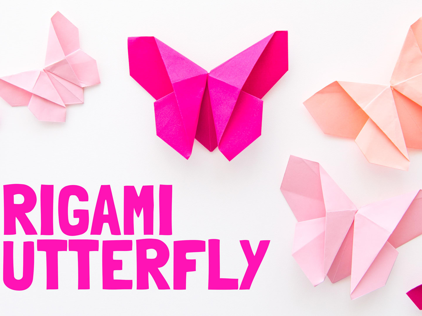 How to Make a Folded Paper Butterfly