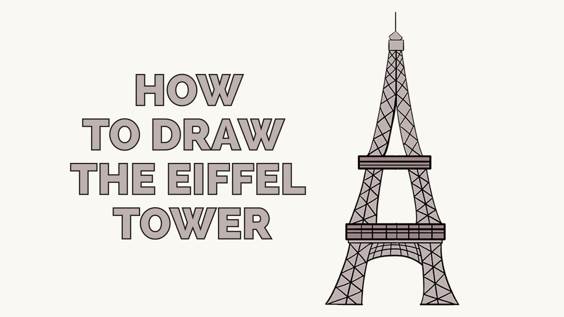 How to draw a tower 68 How to draw a tower 3