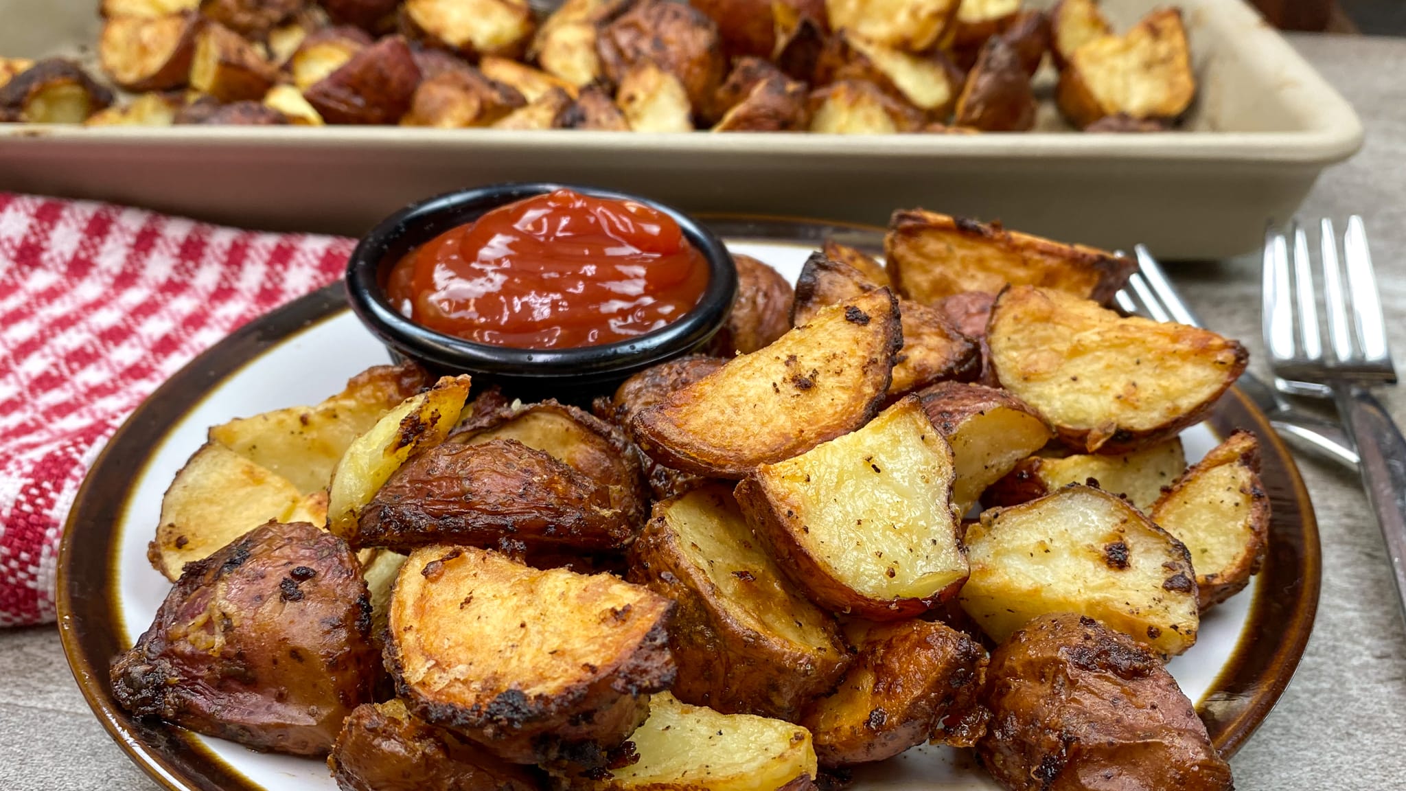 Roasted Red Potatoes - Dinner at the Zoo
