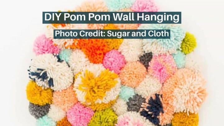 27 Pom-Pom Crafts For You and The Kids