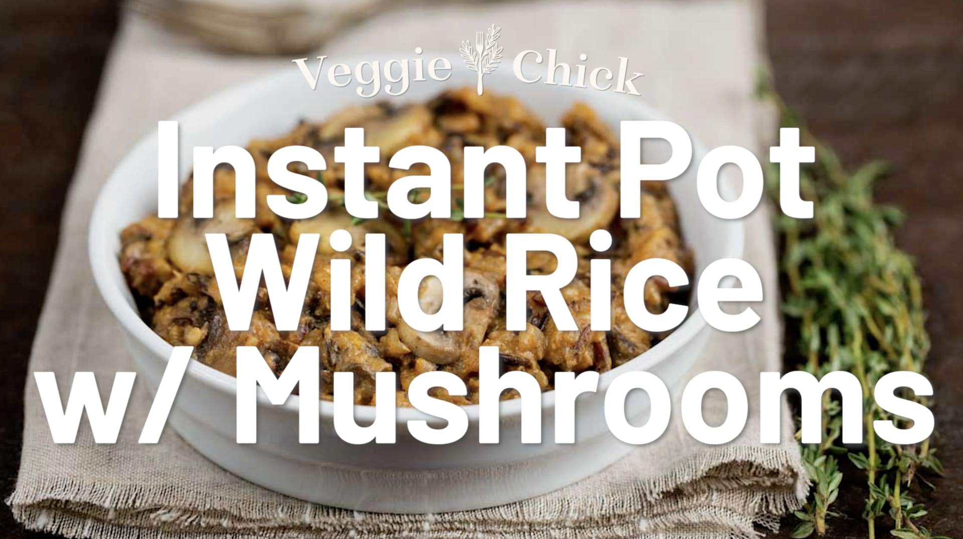 Instant pot wild discount rice and mushrooms