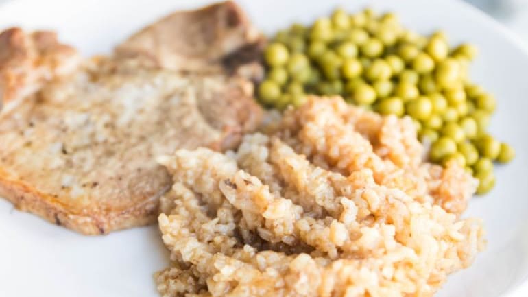Ninja foodi pork best sale chops and rice