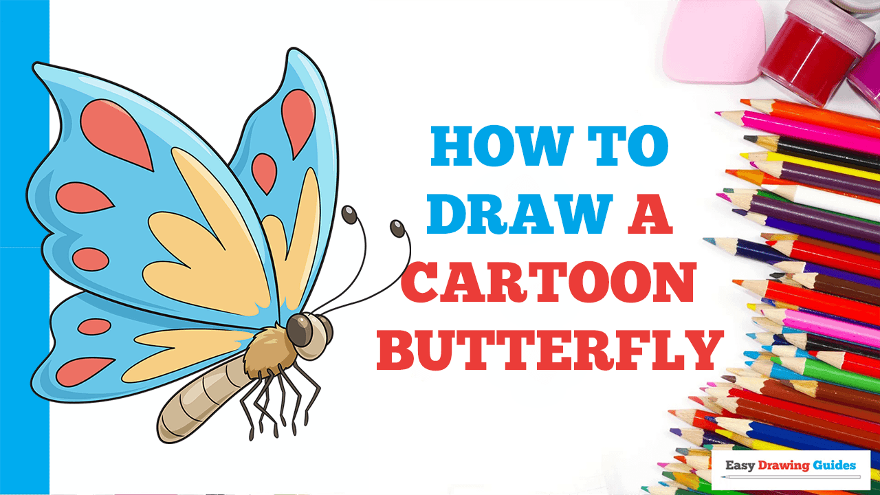 How to Draw a Butterfly in a Few Easy Steps | Easy Drawing Guides
