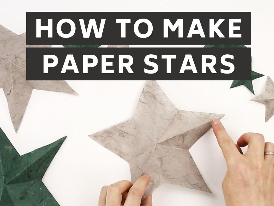 Origami Star DIY - 5 Pointed Origami Paper Star DIY - Paper Crafts 