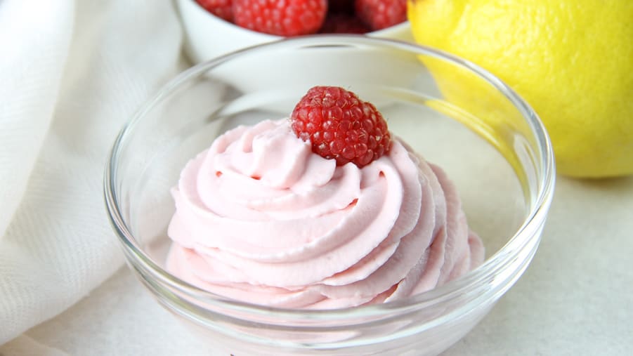 Easy Raspberry Whipped Cream Recipe
