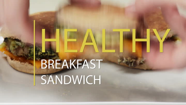 Healthy Breakfast Sandwich – A Couple Cooks