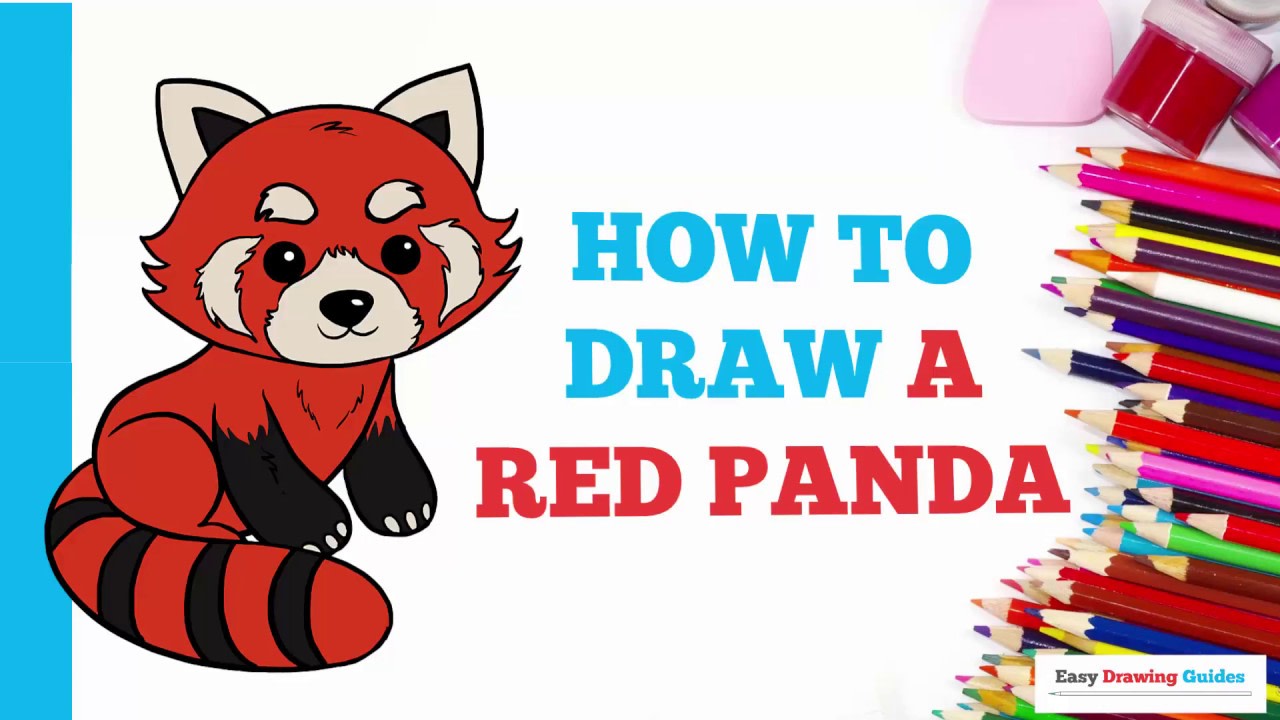 How to Draw a Red Panda - Really Easy Drawing Tutorial