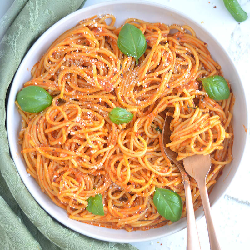 Instant Pot Vegan Spaghetti Noodles