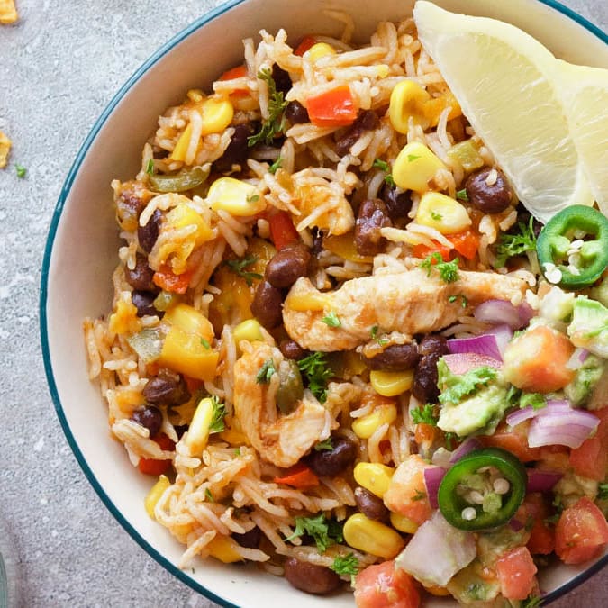 Instant Pot Mexican Rice Bowl