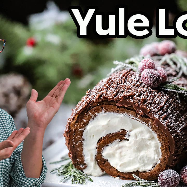 Yule Log (Bûche de Noël) - ZoëBakes