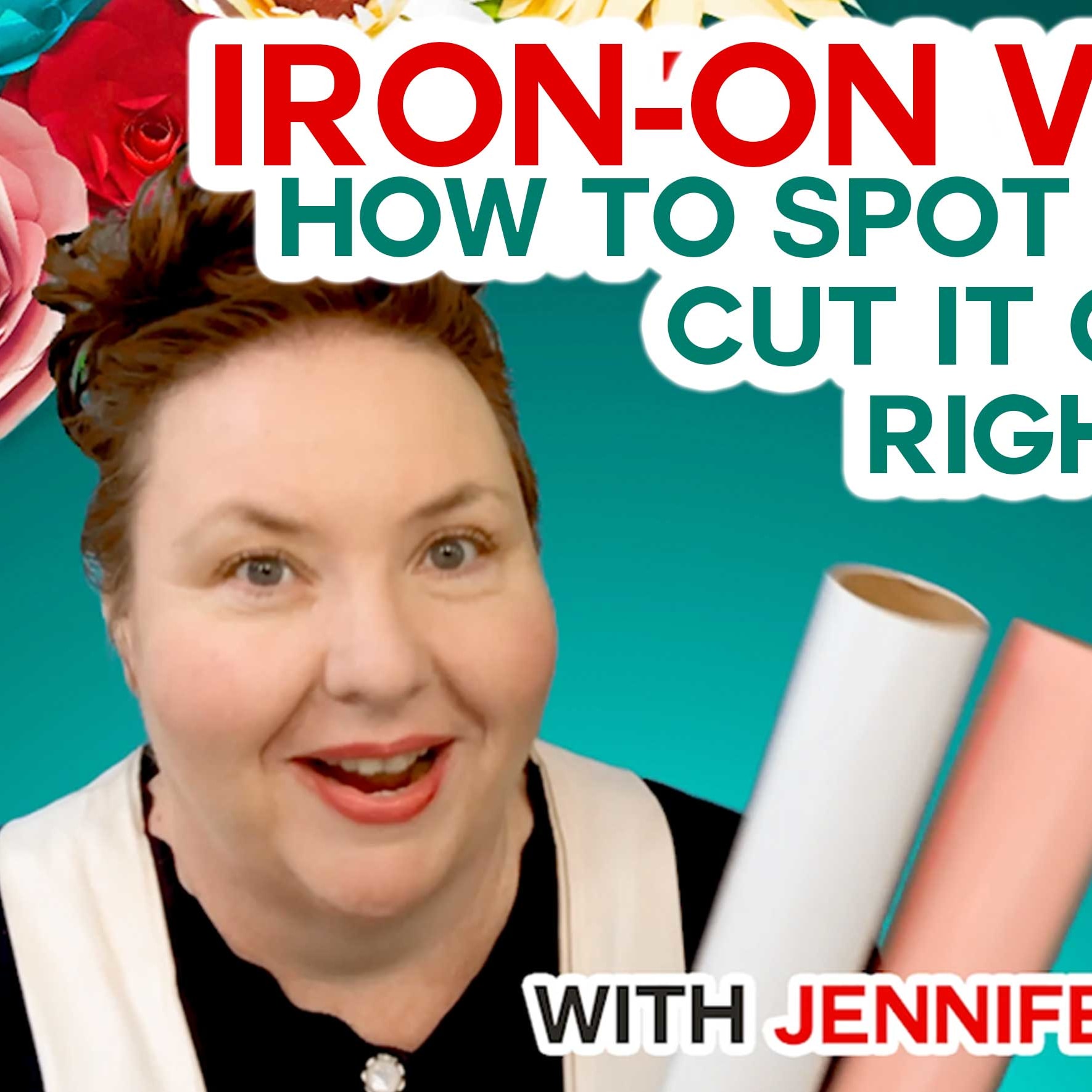 Which Side of Iron On Vinyl Goes Down? - Jennifer Maker
