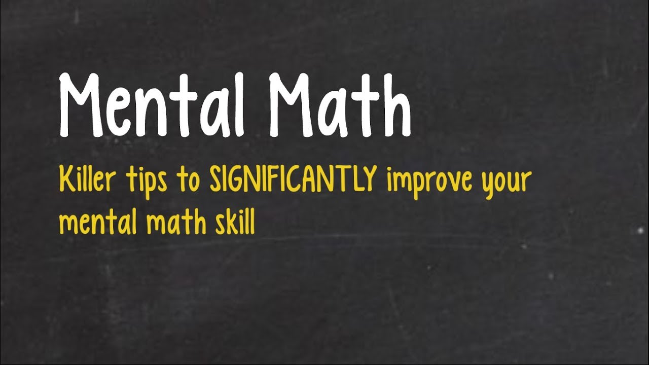 Speed up Mental Math 5 times in 1 Week - You need this for Case Interviews