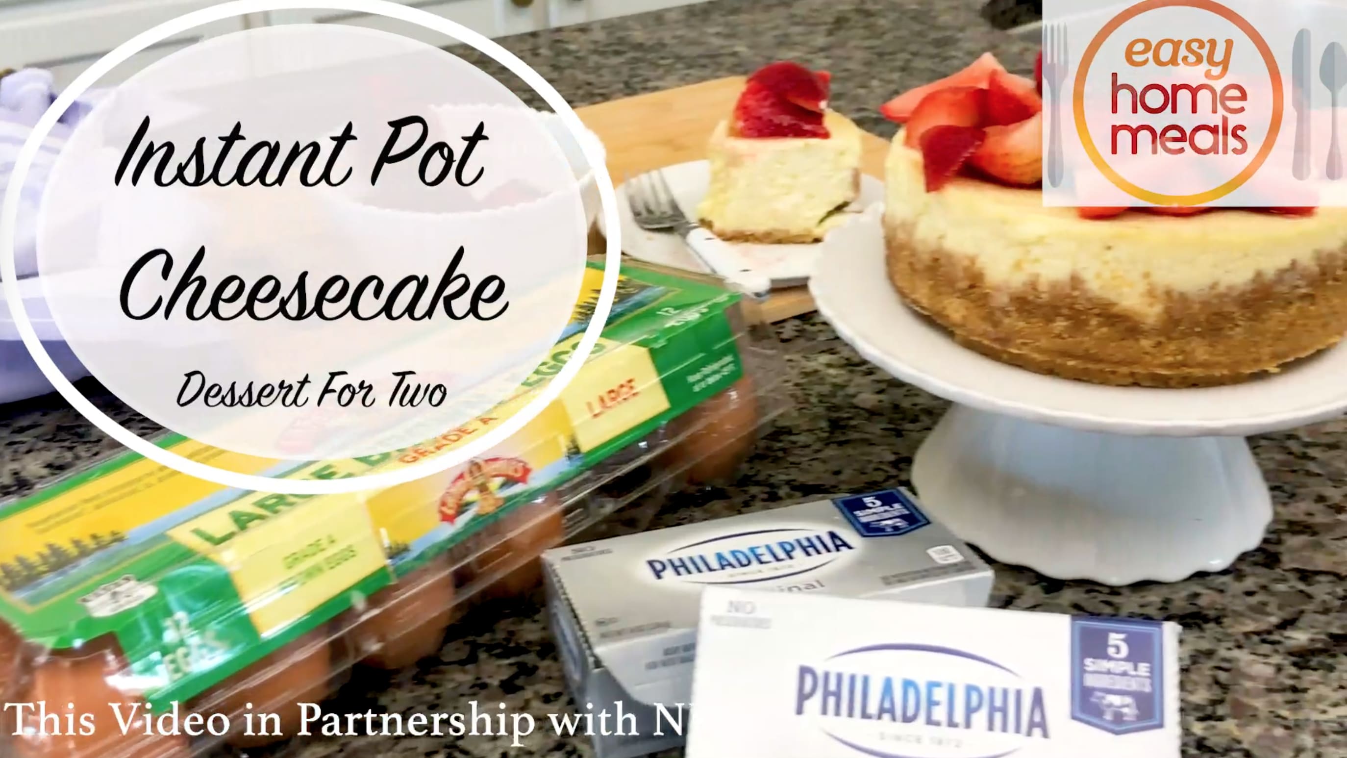 INSTANT POT CHEESECAKE RECIPE - How to Make Simple Cheesecake in an Instant  Pot 
